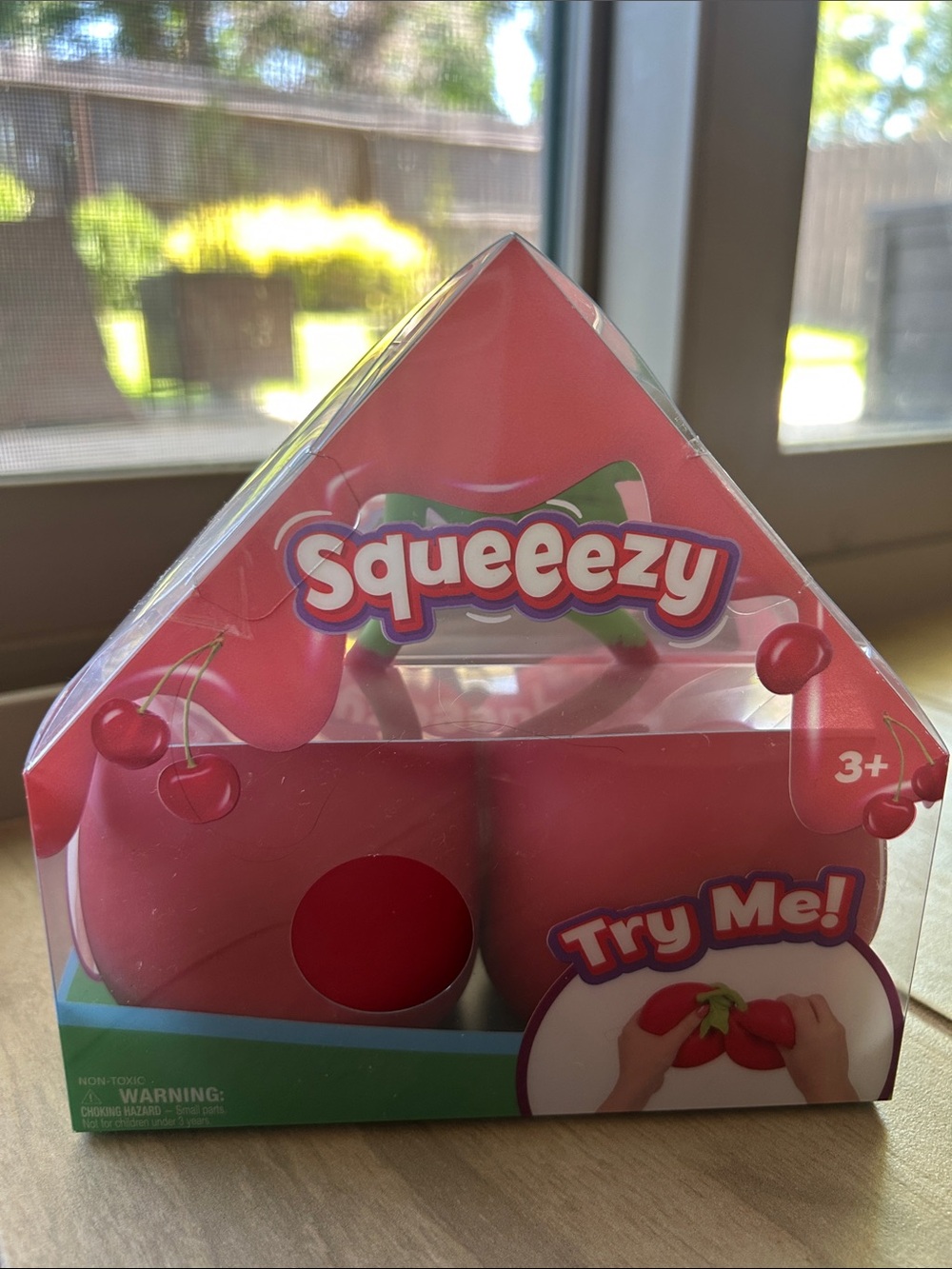 Red Cherry Squishy Toy Duo by